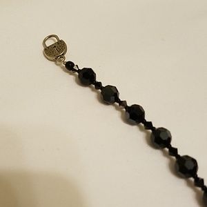 Black crystal bracelet